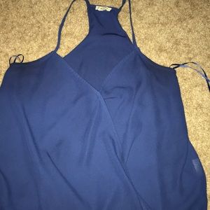 Navy blue tank top